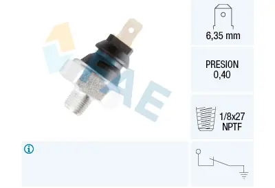 A Buen Precio Interruptor de control de la presión de aceite FAE 1.1280